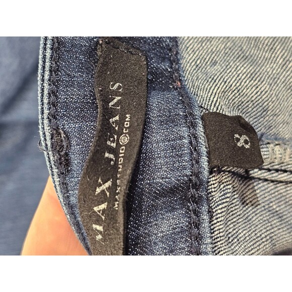 ALK Women's Size 8 Max Jeans Straight Leg Mid Rise Denim Blue Jeans Pants EUC - Picture 3 of 5